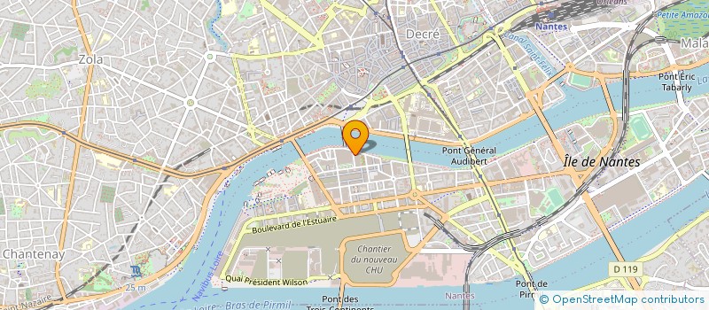 localisation de l'entreprise EXPERTISE FINANCE CONSEIL à NANTES