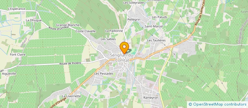 localisation de l'entreprise EXPERTISE & GESTION  SERIGNAN-DU-COMTAT