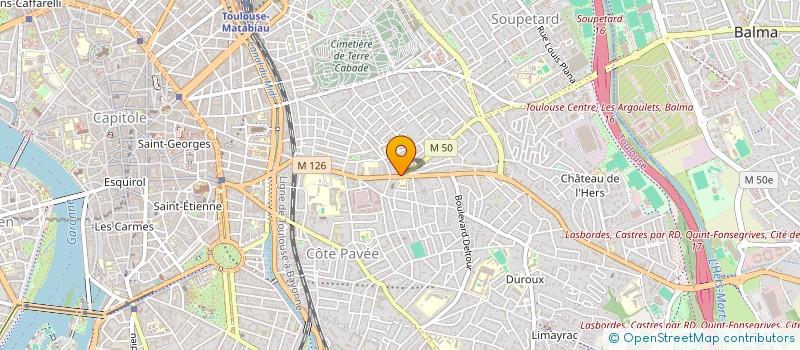 localisation de l'entreprise EXPERTISE GESTION ACCOMPAGNEMENT AVENIR  TOULOUSE