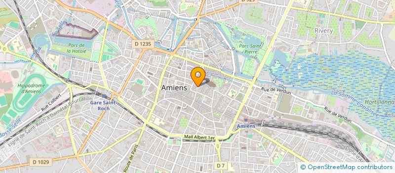 localisation de l'entreprise EXPERTISE IMMOBILIER LEFEBVRE à AMIENS