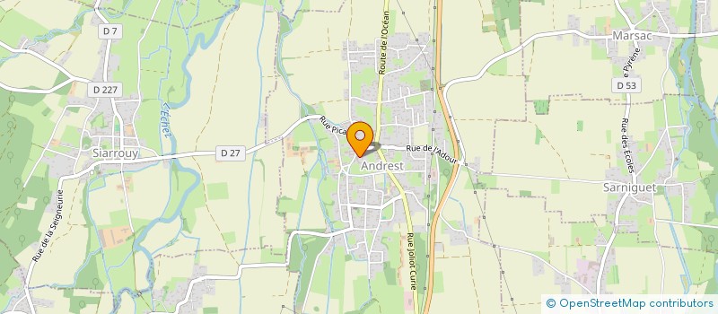 localisation de l'entreprise EXPERTISE JUSFORGUES  ANDREST