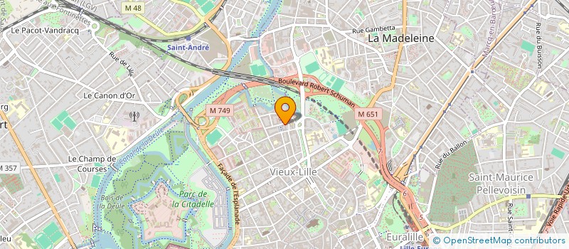 localisation de l'entreprise EXPERTISE METROPOLE à LILLE