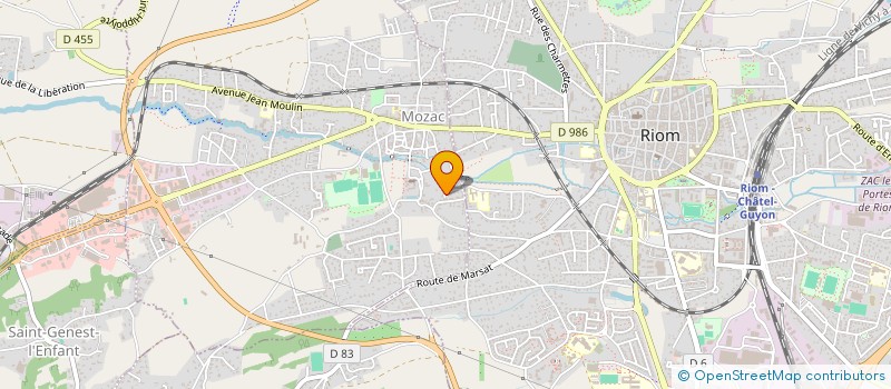 localisation de l'entreprise EXPERTISE PME  MOZAC