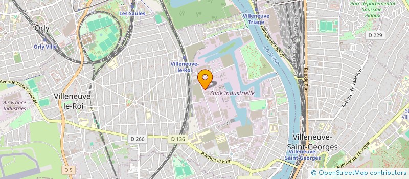 localisation de l'entreprise EXPERTISE PORTES à VILLENEUVE-LE-ROI