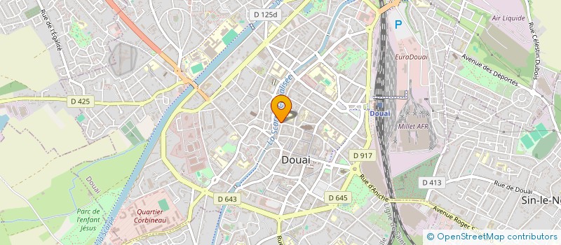 localisation de l'entreprise EXPERTISE PREVOYANCE SECURITE à DOUAI