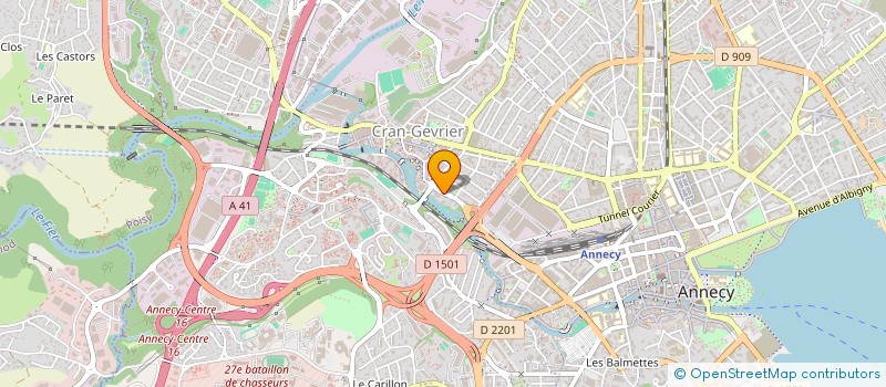 localisation de l'entreprise EXPERTISE REALTY ADVISORY E.R.A. à ANNECY