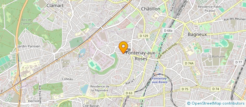 localisation de l'entreprise EXPERTISE RESEAUX à FONTENAY-AUX-ROSES