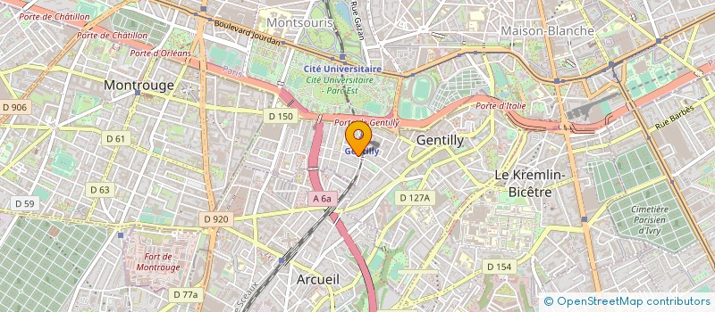 localisation de l'entreprise EXPERTISE SERVICE EXPLOITATION CONSEIL à GENTILLY