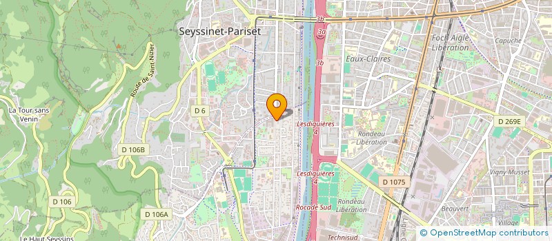 localisation de l'entreprise EXPERTISE SOLUTION ET REALISATION à SEYSSINS