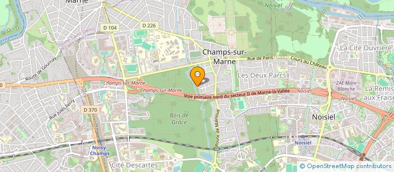 localisation de l'entreprise EXPERTISES ASSOCIEES ET CONSEILS TECHNIQUES  CHAMPS-SUR-MARNE