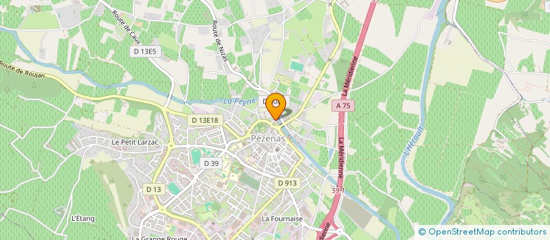 localisation de l'entreprise EXPERTISES BATI ANCIEN  PEZENAS