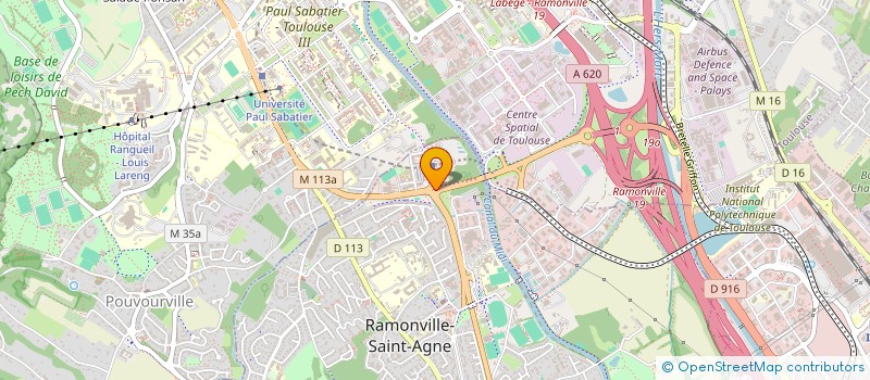 localisation de l'entreprise EXPERTISES CONSEILS INGENIERIE à RAMONVILLE-SAINT-AGNE