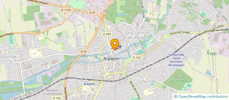 localisation de l'entreprise EXPERTISES CONTROLES AUTOMOBILES à ARPAJON