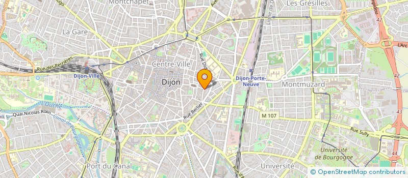 localisation de l'entreprise EXPERTISES DENIS VINCENOT à DIJON
