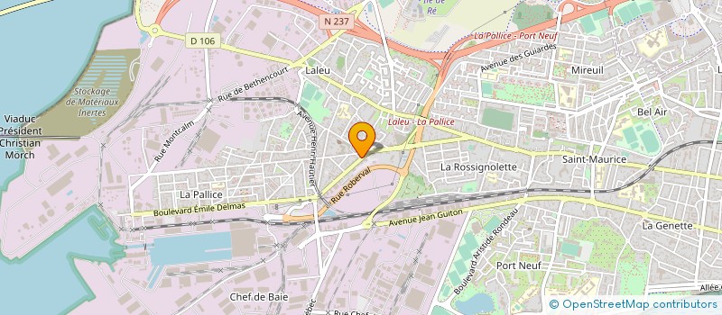 localisation de l'entreprise EXPERTISES DUMAS SARL à LA ROCHELLE