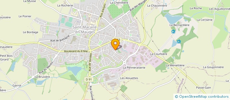 localisation de l'entreprise EXPERTISES ET TECHNOLOGIES CERAMIQUES à SEVREMOINE