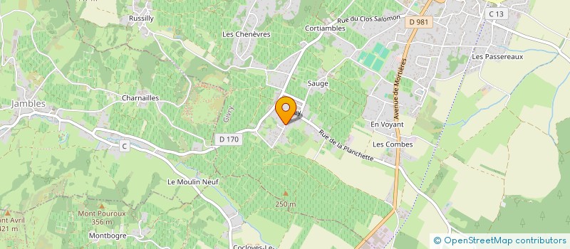 localisation de l'entreprise EXPERTISES FRANCIS LOISEAU à GIVRY