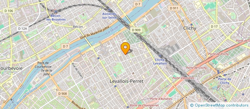localisation de l'entreprise EXPERTISES GALTIER à LEVALLOIS-PERRET