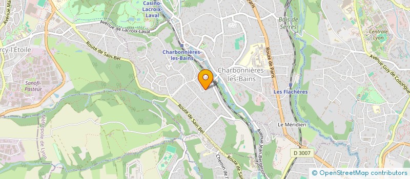 localisation de l'entreprise EXPERTISES GEORGES BESSO  CHARBONNIERES-LES-BAINS