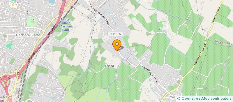 localisation de l'entreprise EXPERTISES-IMMOS à SAINTE-EULALIE