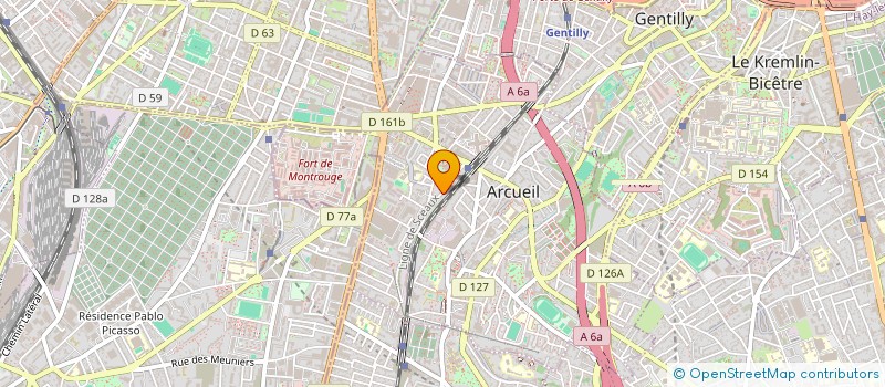 localisation de l'entreprise EXPERTISES LICORNE à ARCUEIL