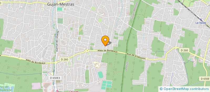 localisation de l'entreprise EXPERTISES MARITIMES ATLANTIQUE  GUJAN-MESTRAS