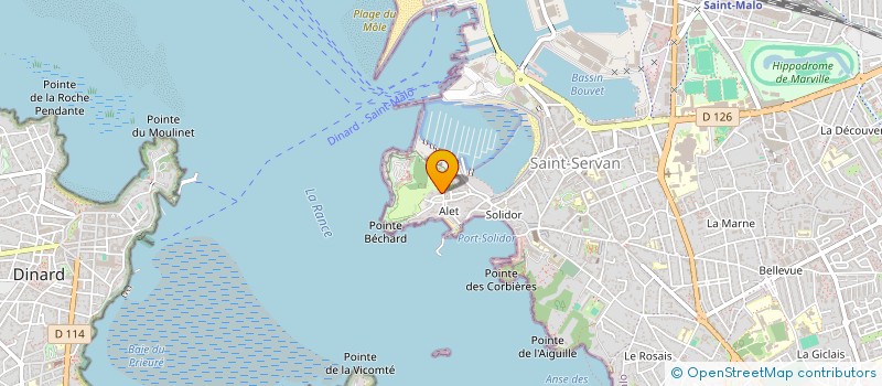 localisation de l'entreprise EXPERTISES MARITIMES BENOIST à SAINT-MALO