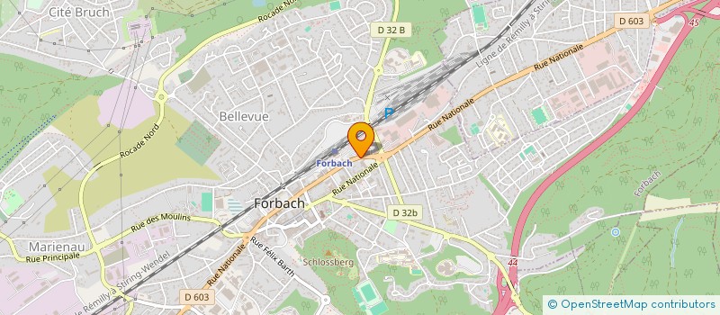 localisation de l'entreprise EXPERTISES PGC SOLUTIONS  FORBACH