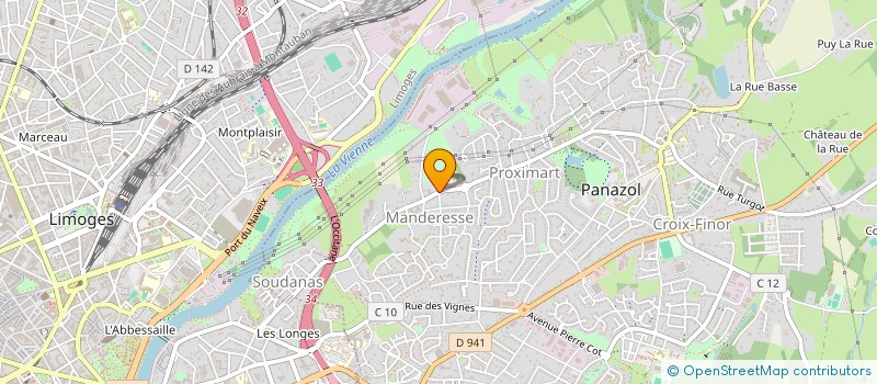 localisation de l'entreprise EXPERTISES PRESSIGOUT-SABATIER à PANAZOL