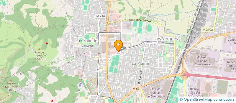 localisation de l'entreprise EXPERTISES SOLUTIONS  CLERMONT-FERRAND