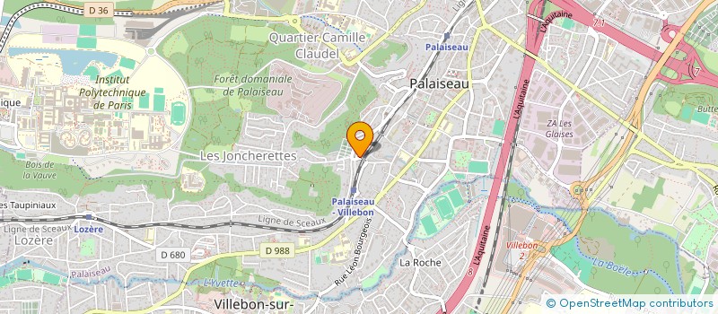 localisation de l'entreprise EXPERTISES YVES DUVAL ET ASSOCIES à PALAISEAU