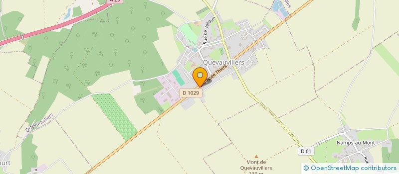 localisation de l'entreprise EXPERTISIMMO  QUEVAUVILLERS