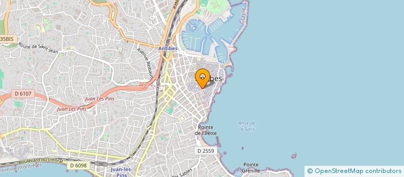 localisation de l'entreprise EXPERTISUD à ANTIBES