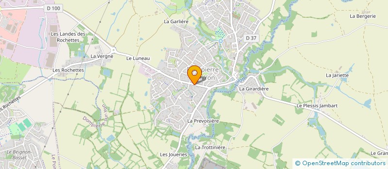localisation de l'entreprise EXPERTIWEB  DOMPIERRE-SUR-YON