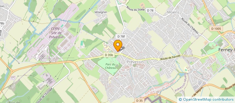 localisation de l'entreprise EXPERTIX FUSEAU SASU  PREVESSIN-MOENS