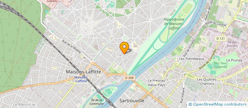 localisation de l'entreprise EXPERTIZ FI à MAISONS-LAFFITTE