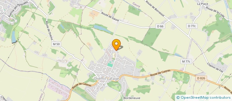 localisation de l'entreprise EXPERTIZ GESTION PME  VIEILLE-TOULOUSE