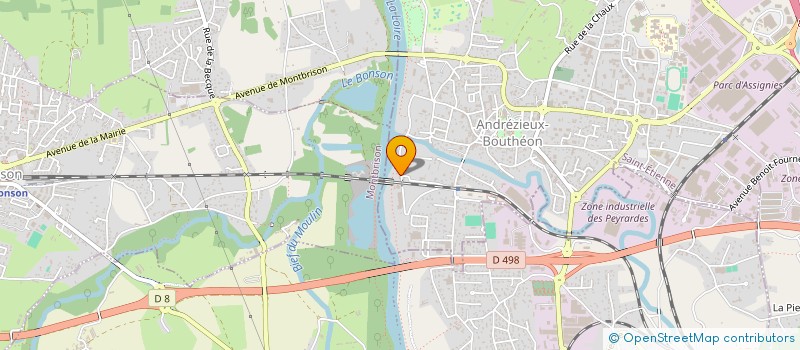 localisation de l'entreprise EXPERTIZ  IMMO  ANDREZIEUX-BOUTHEON