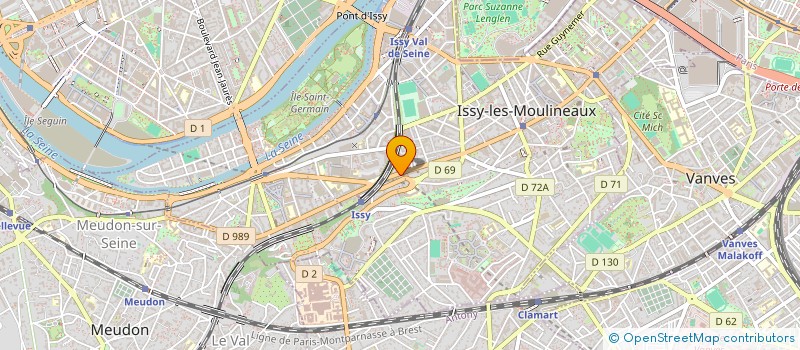 localisation de l'entreprise EXPERTLEAD à ISSY-LES-MOULINEAUX