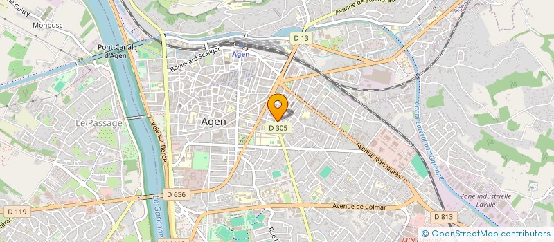 localisation de l'entreprise EXPERTO CONSULTING AGEN  AGEN