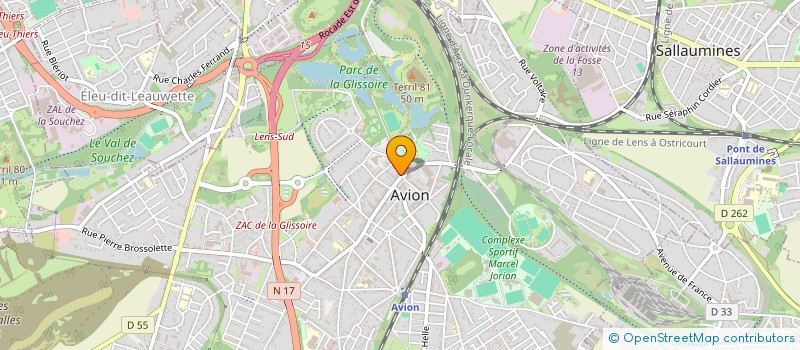 localisation de l'entreprise EXPERTO INGENIERIE à AVION