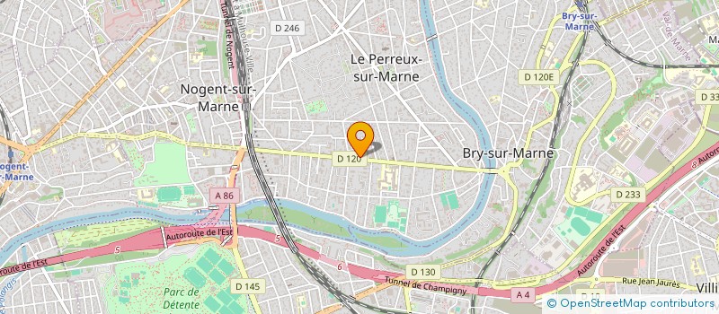 localisation de l'entreprise EXPERTS COMPAGNONS à LE PERREUX-SUR-MARNE