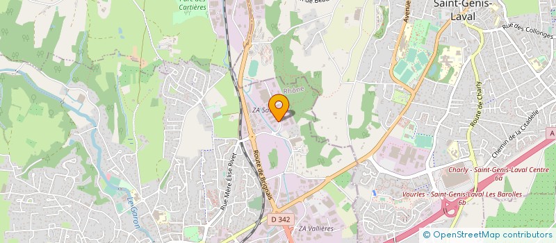 localisation de l'entreprise EXPERTS COMPTABLE & PATRIMOINE  BRIGNAIS