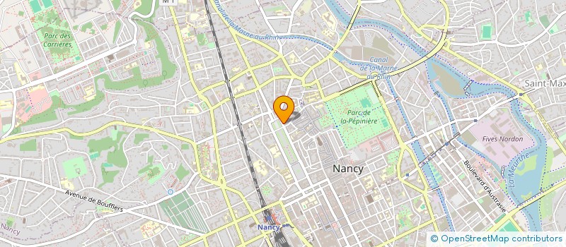 localisation de l'entreprise EXPERTS COMPTABLES DE FRANCE REGION LORRAINE  NANCY