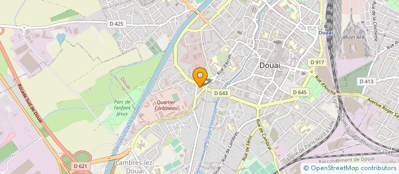 localisation de l'entreprise EXPERTS COMPTABLES DE GAYANT  DOUAI