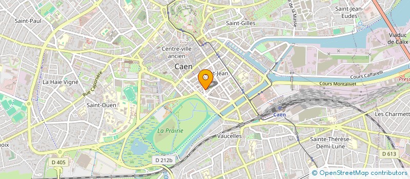 localisation de l'entreprise EXPERTS COMPTABLES FRANCE BAS NORMANDIE à CAEN