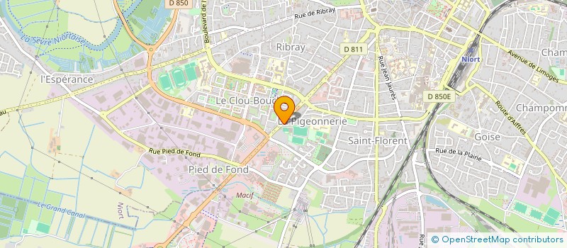 localisation de l'entreprise EXPERTS & CREDITS  NIORT