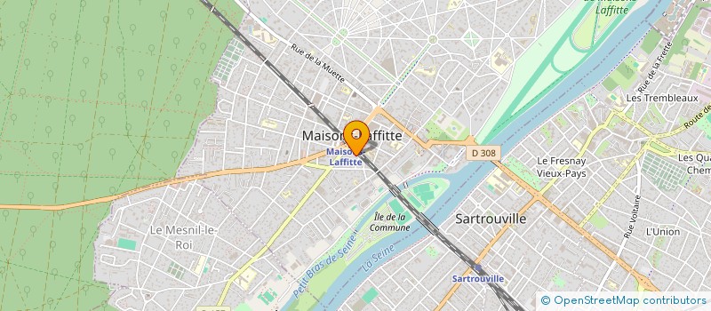 localisation de l'entreprise EXPERTS ET GESTION ASSOCIES à MAISONS-LAFFITTE