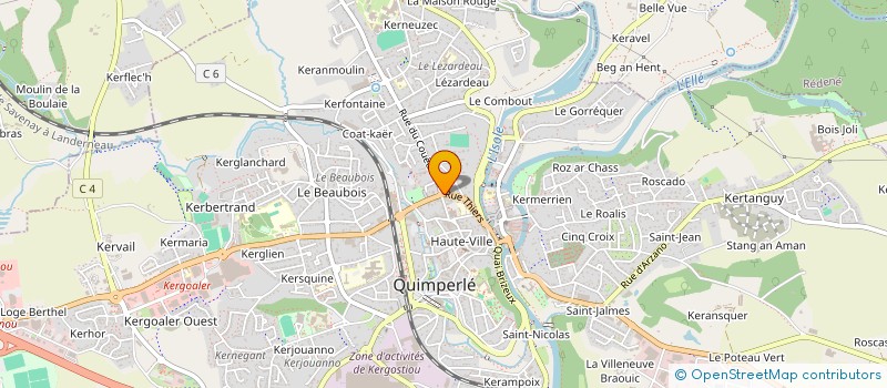 localisation de l'entreprise EXPERTS ET PREVOYANCE  QUIMPER