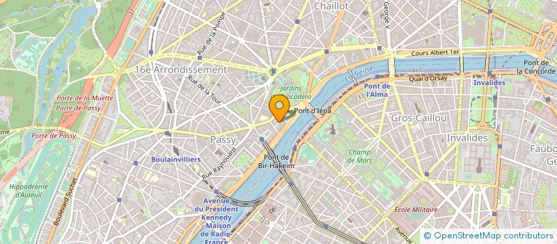 localisation de l'entreprise EXPERTS FORESTIERS DE FRANCE à PARIS